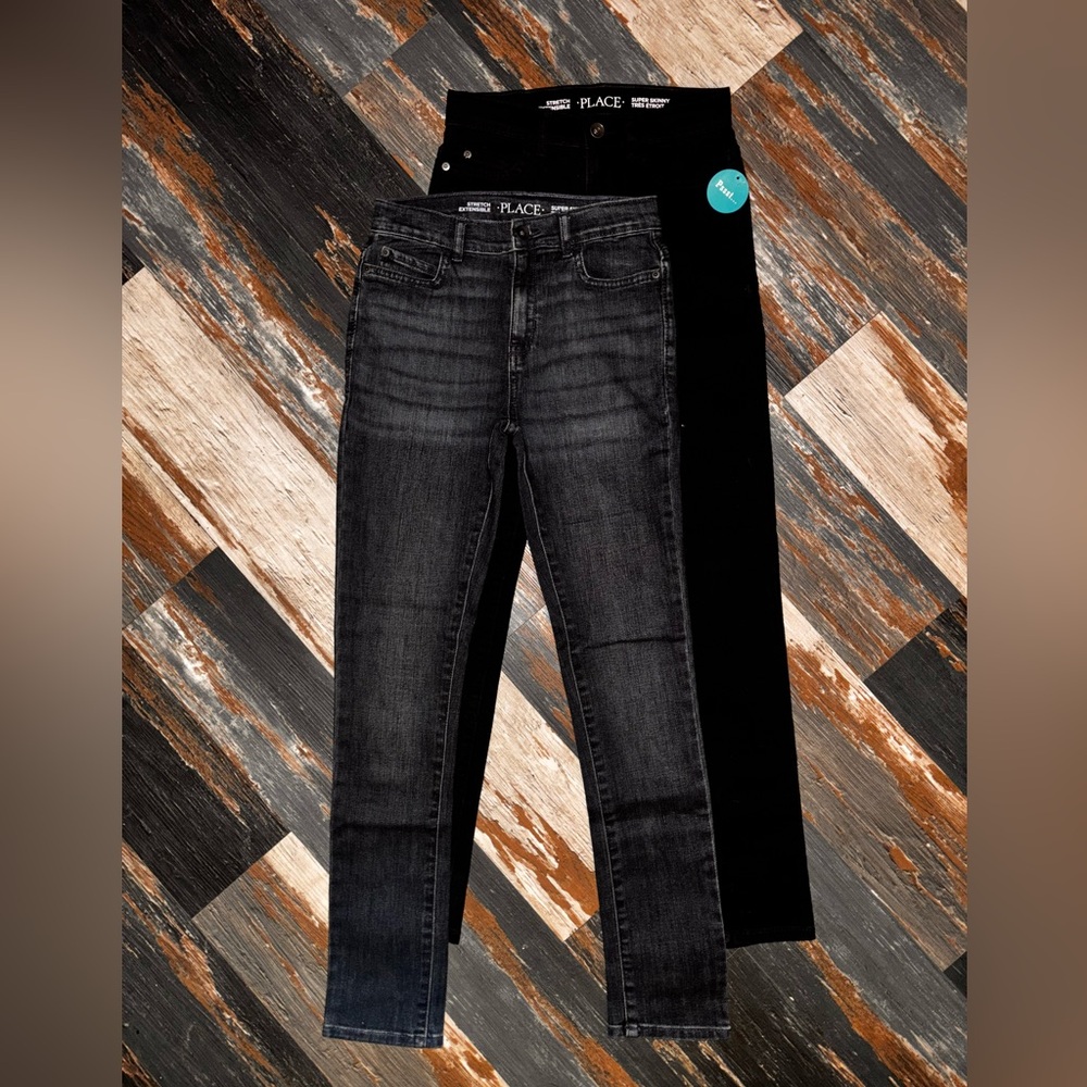 The Children's Place NWT size 14 Super Skinny Stretch Jeans (2)